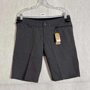 NWT Specialized Women's Large Gray Polyester Linerless Trail Shorts